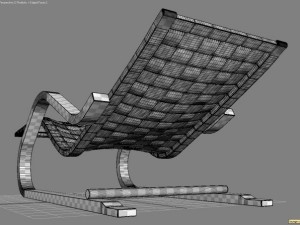 alvar aalto lounge chair 3D Модель