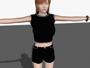 sexy girl ket 3D Model