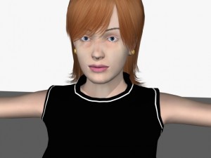 sexy girl ket 3D मॉडल