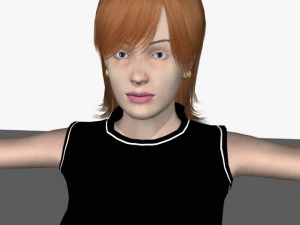 sexy girl ket 3D Model