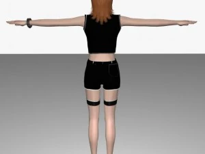 sexy girl ket 3D Model