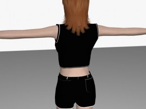 sexy girl ket 3D मॉडल