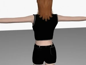 sexy girl ket 3D Model