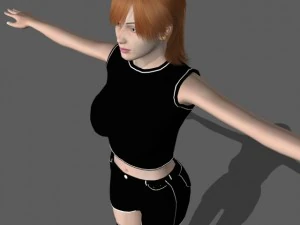 sexy girl ket 3D Model