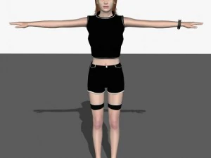 sexy girl ket 3D Model
