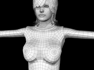 sexy girl ket 3D Model