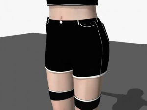 sexy girl ket 3D Model