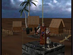 fantasy villege game set 3D Model