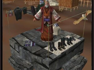 fantasy villege game set 3D Model