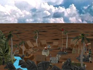 fantasy villege game set 3D Model