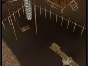 fantasy villege game set 3D Model