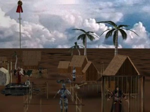 fantasy villege game set 3D Model