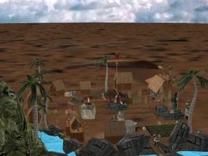 fantasy villege game set 3D Model