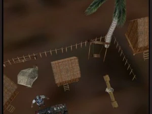 fantasy villege game set 3D Model