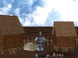 fantasy villege game set 3D Model