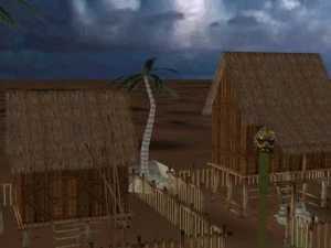 fantasy villege game set 3D Model