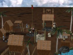 fantasy villege game set 3D Model