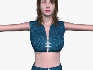 sexy girl aaisha 3D Model