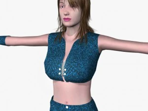 sexy girl aaisha 3D Model