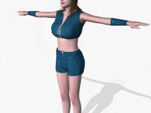 sexy girl aaisha 3D Model