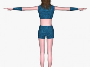 sexy girl aaisha 3D Model