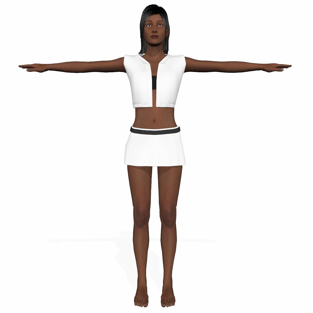 sexy female babli 3D Model .c4d .max .obj .3ds .fbx .stl .blend