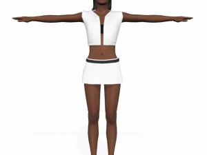 babli femminile sexy Modello 3D