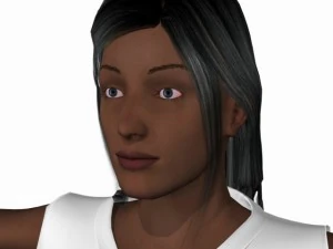 sexy female babli 3D Model