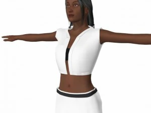 sexy female babli 3D Model