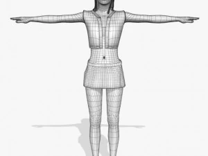 sexy female babli 3D Model