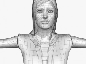 sexy female babli 3D Model