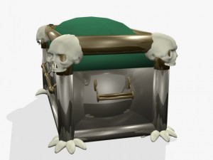 fantasy casket 3D Model