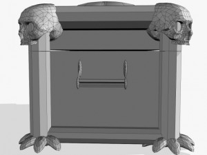 fantasy casket 3D Model