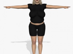 sexy female champa Modelo 3D