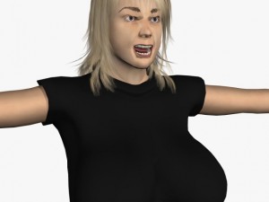 sexy female champa 3Dモデル