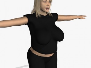 sexy female champa 3Dモデル
