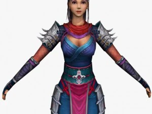 fantasy game charactor chandrika 3D Model