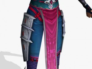fantasy game charactor chandrika 3D Model