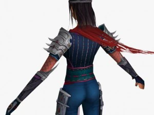 fantasy game charactor chandrika 3D Model