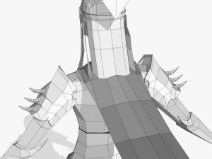 fantasy game charactor chandrika 3D Model
