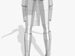fantasy game charactor chandrika 3D Model
