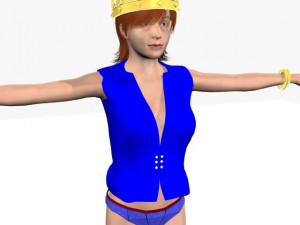 city queen heena 3D Модель