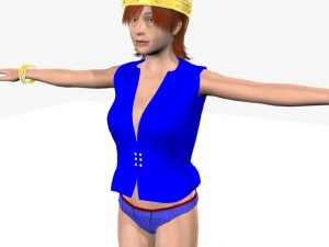 city queen heena 3D Модель