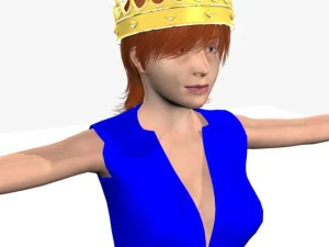 city queen heena 3D Model