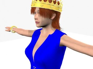 city queen heena 3D Model