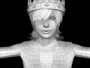 city queen heena 3D Model