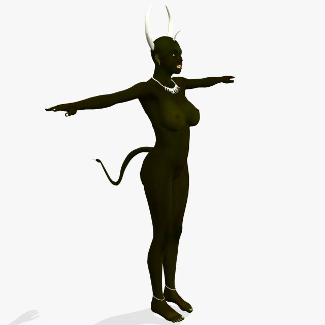 game character dark sundari Modelo 3D .c4d .max .obj .3ds .fbx .stl .blend 
