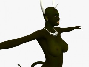 game character dark sundari Modelo 3D