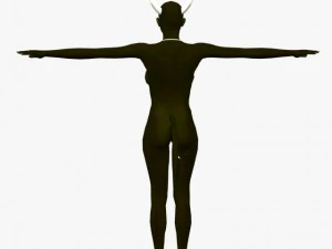 game character dark sundari 3D Model