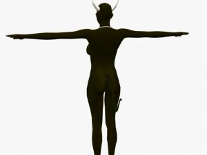game character dark sundari 3D Model